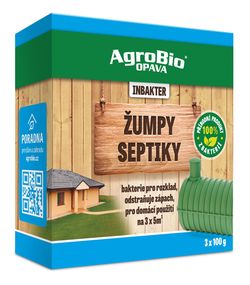 AgroBio INBAKTER Žumpy a septiky- 3x100g